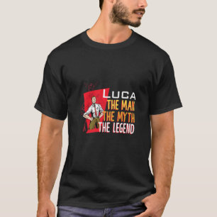 Camiseta O homem o mito a lenda Luca Premium