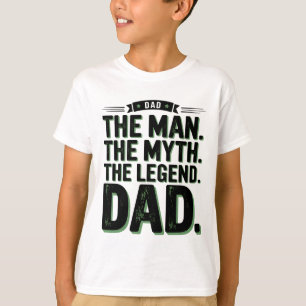 Camiseta O Homem O Mito A Lenda Pai T-Shirt   Vintage
