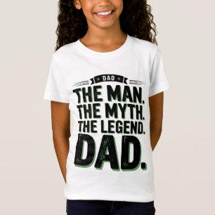 Camiseta O Homem O Mito A Lenda Pai T-Shirt Vintage