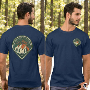 Camiseta O Homem O Mito A Lenda Personalizado H.J. Est 