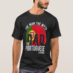 Camiseta O Homem O Mito A Lenda Portuguesa - Portu Pai