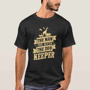 Camiseta O Homem O Mito O Amante de Animais do Zoológico Zo