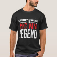 O homem o mito o t-shirt da legenda de Pong do