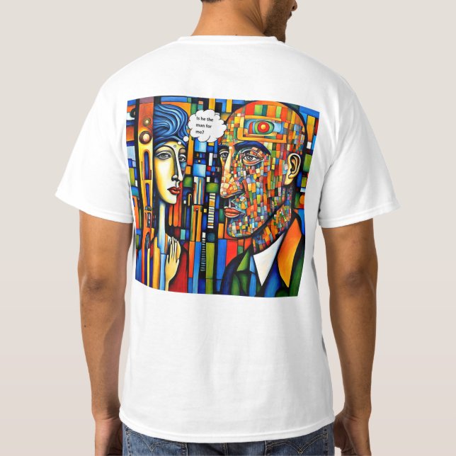 Camiseta O homem para mim (Verso)