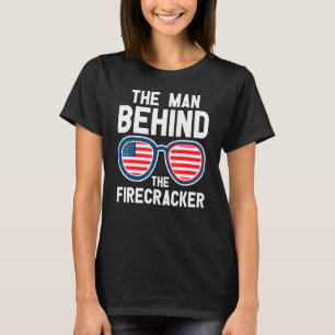 Camiseta O Homem Por Trás Do Queimador De Fogo 4 De Julho I