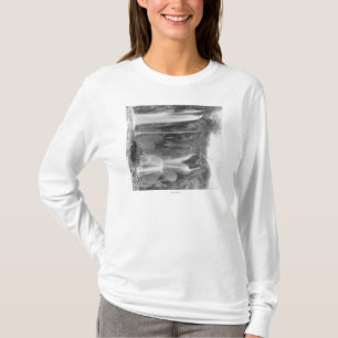 Camiseta O homem que está abaixo do Spearfish cai Photogra