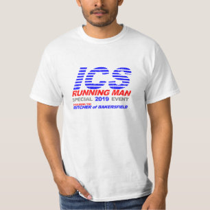 Camiseta O homem Running do ICS desvaneceu-se