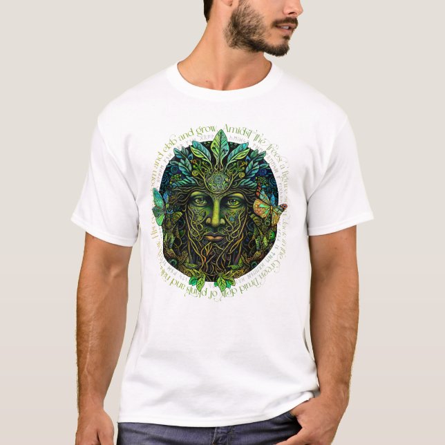 Camiseta O Homem Verde, Jack na Design Verde (Frente)
