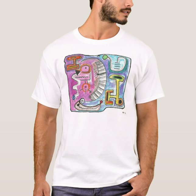 Camiseta ø Homens do céu de SubQuantum (Frente)