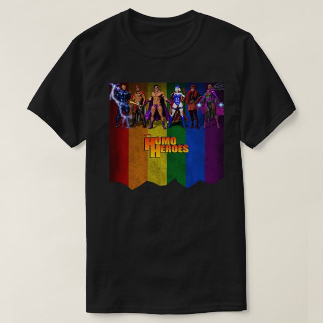 Camiseta O Homo Heroes T-Shirt (Frente do Design)