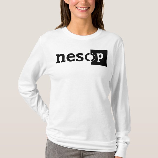 Camiseta O Hoodie cabido das mulheres Capa longa (Frente)