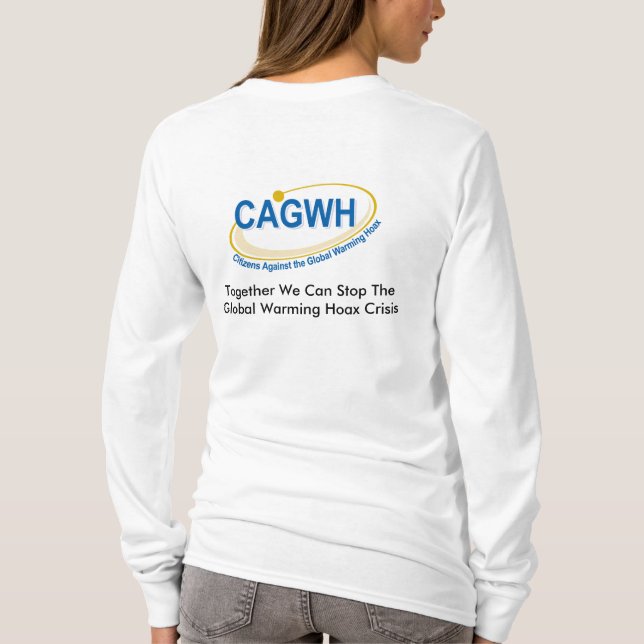 Camiseta O Hoodie das mulheres de CAGWH (Verso)