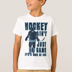 Camiseta O hóquei não é apenas um roupa do jogo