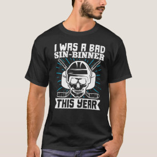 Camiseta O Hóquei No Gelo Eu Fui Um Mau Vencedor Do Pinto E