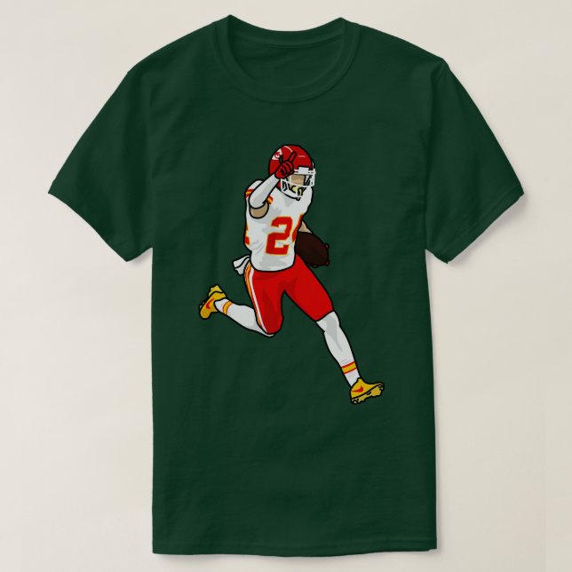 Camiseta O horizonte do touchdown (Frente do Design)