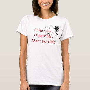 Camiseta O horrível