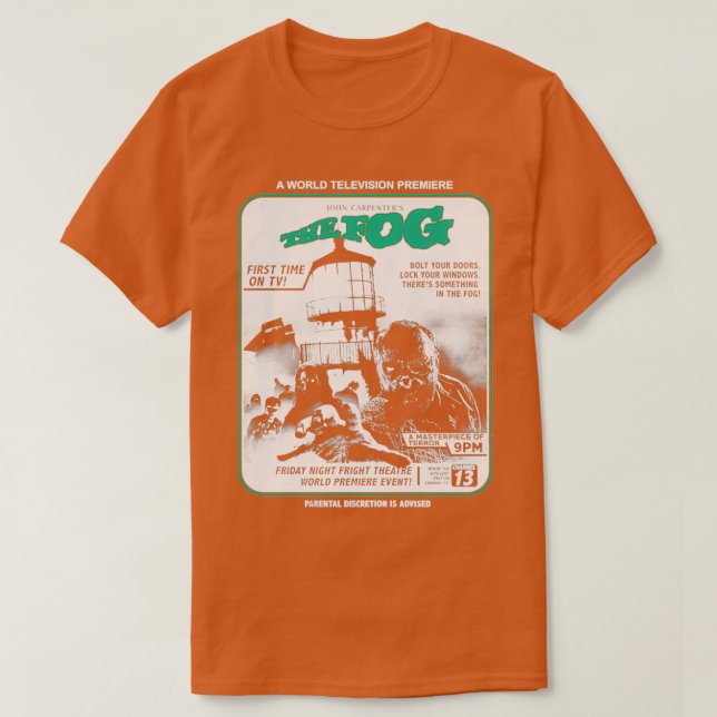 Camiseta O Horror do Nevoeiro (Frente do Design)