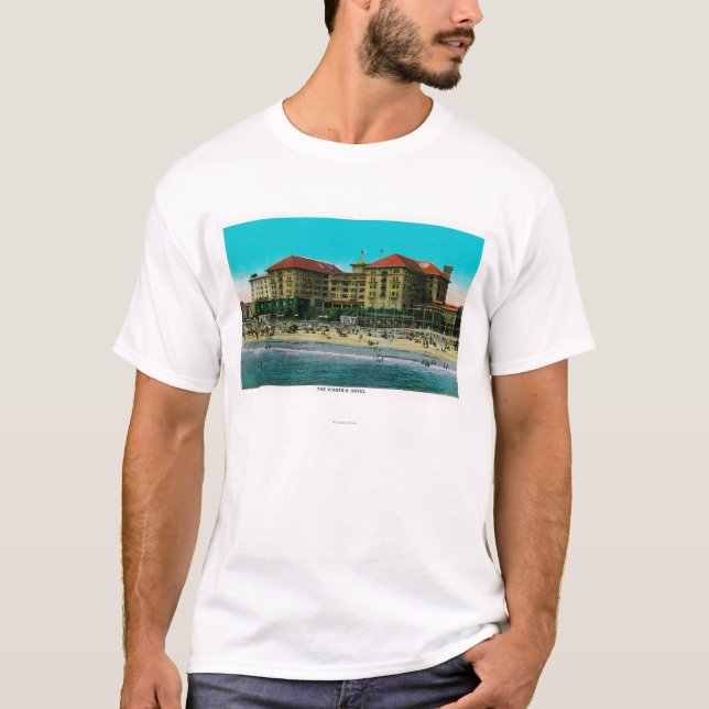 Camiseta O hotel de Virgínia, Long Beach, Califórnia (Frente)