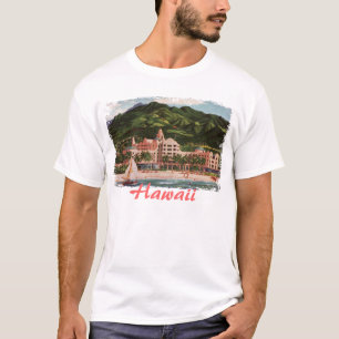 Camiseta O hotel havaiano real