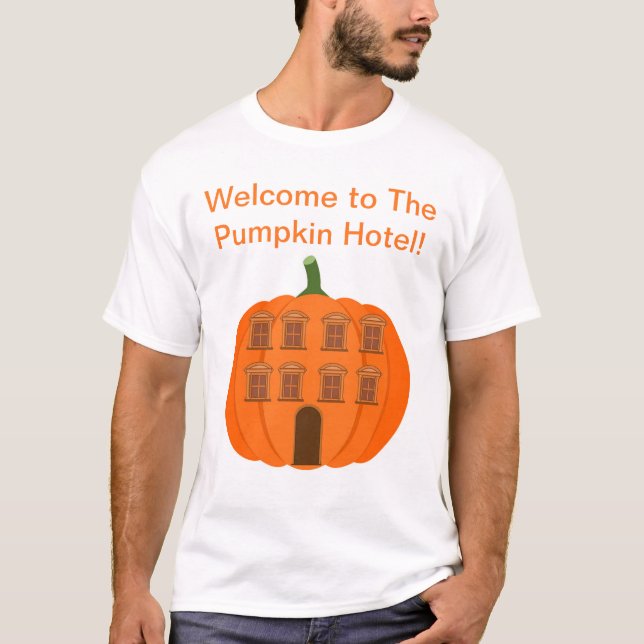 Camiseta O Hotel Pumpkin (Frente)
