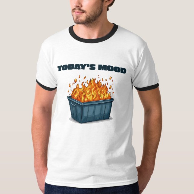 Camiseta O humor de hoje (Frente)