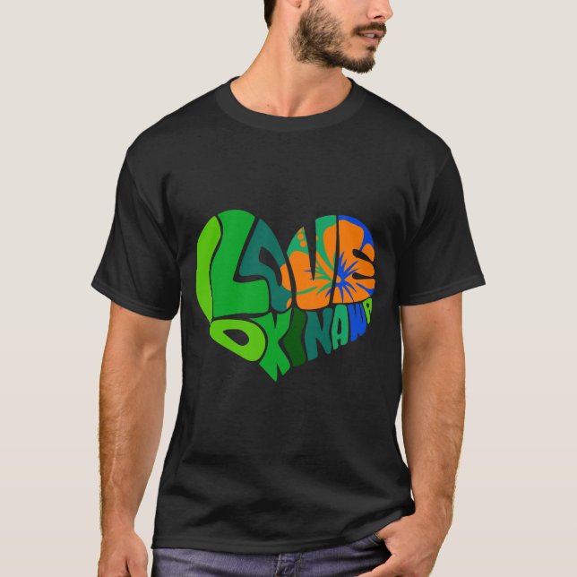 Camiseta O I Love Okinawa Men (Frente)
