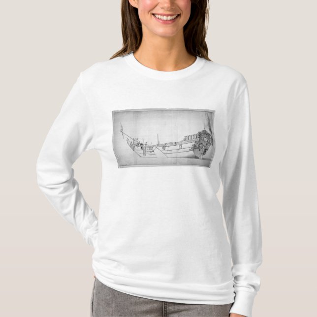 Camiseta O iate real 'Mary (Frente)