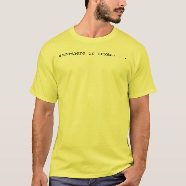 Camiseta o idiota da vila de texas (Frente)