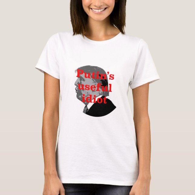 Camiseta O idiota útil de Putin (Frente)