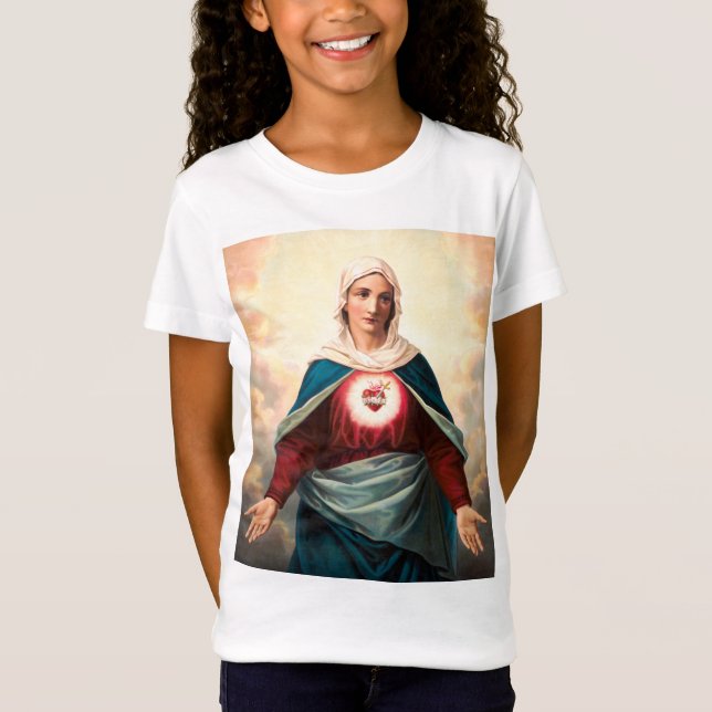 Camiseta O Imaculado Coração de Maria (Frente)