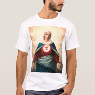 Camiseta O Imaculado Coração de Maria
