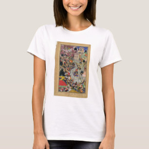 Camiseta O imperador Akbar (r.1556-1605) dispara em Saimal