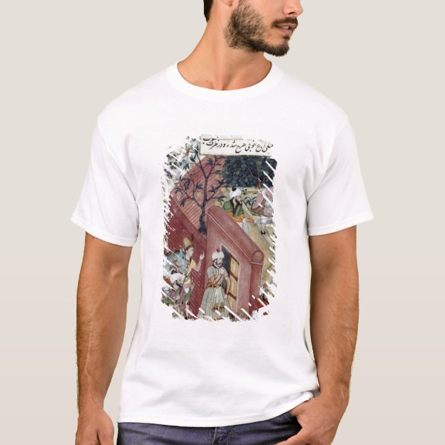 Camiseta O imperador Babur de Mughal (Frente)