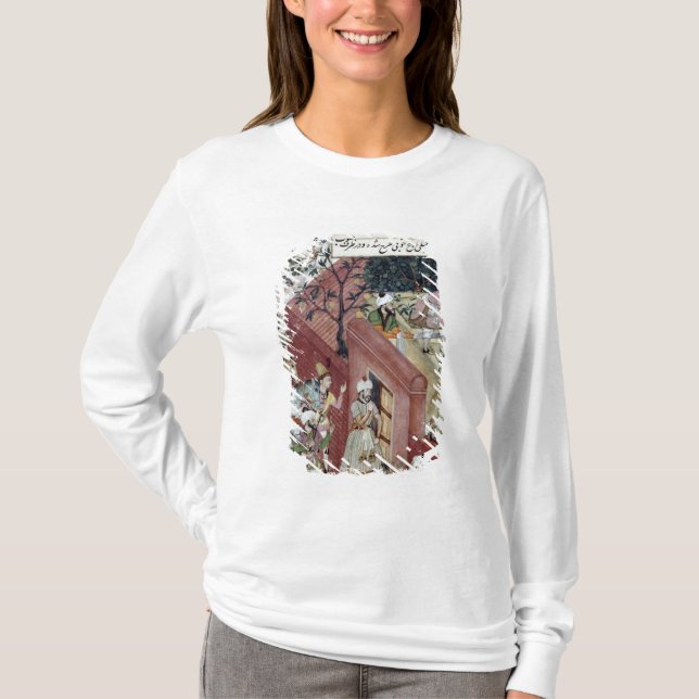 Camiseta O imperador Babur de Mughal (Frente)