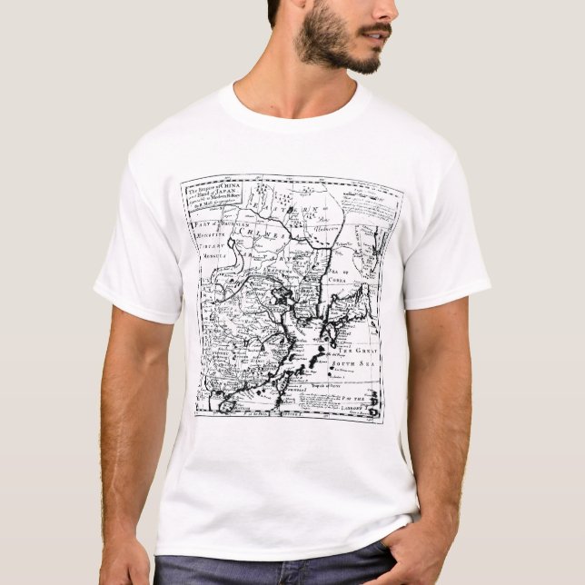 Camiseta O império de China e de ilha de Japão (Frente)
