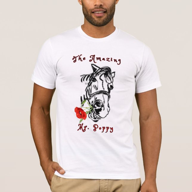 Camiseta o incrível sr. Poppy (Frente)