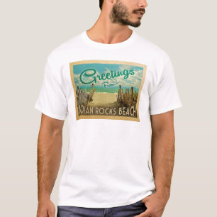 Camiseta O indiano balança viagens vintage da praia