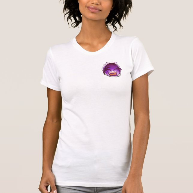 Camiseta O indiano suporta férias - roxo (Frente)