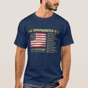 Camiseta ø Infantaria voluntária de Minnesota (BH)