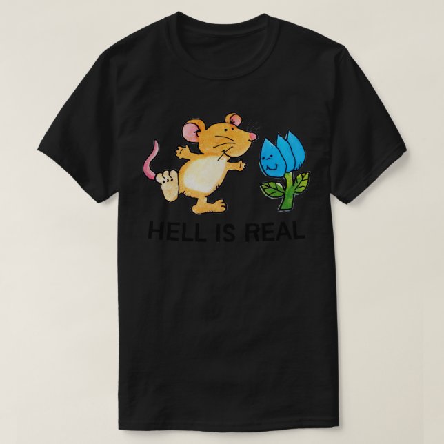 Camiseta O Inferno É Real (Frente do Design)