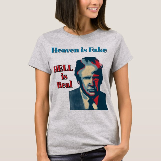 Camiseta O Inferno É Real (Frente)