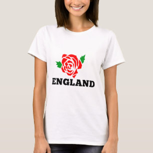 Camiseta O inglês de Inglaterra do rugby aumentou