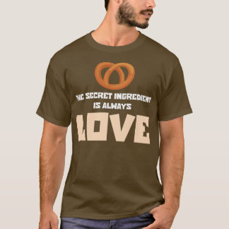 Camiseta O Ingrediente Secreto Do Baker Do Fogão Funny Baki
