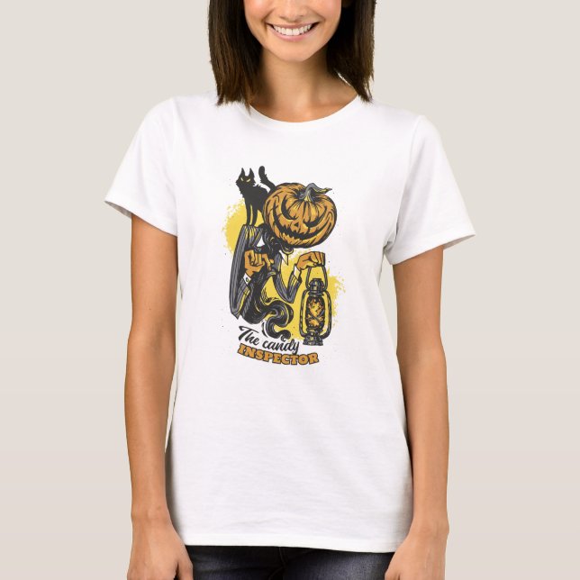 Camiseta O Inspetor Candy Halloween (Frente)