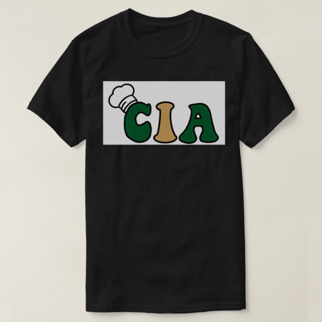 Camiseta O Instituto Culinário da América (Frente do Design)