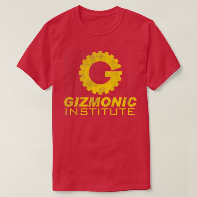 Camiseta O Instituto Gizmânico angustiou (Frente do Design)