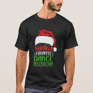 Camiseta O instrutor de dança favorito dos papais noeis é u