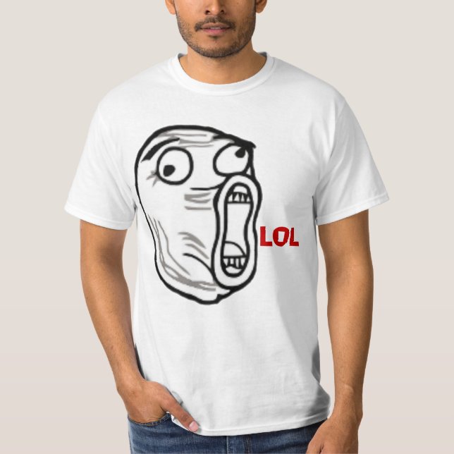 Camiseta O Internet Meme da história em quadrinhos da raiva (Frente)