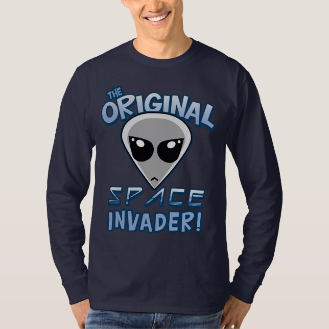 Camiseta O Invasor de Espaço Original (Frente)