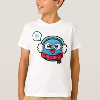 Camiseta O inverno da vaia caçoa o T do t-shirt